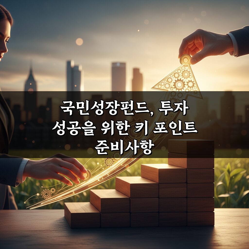 국민성장펀드 투자 성공 키 포인트 총정리