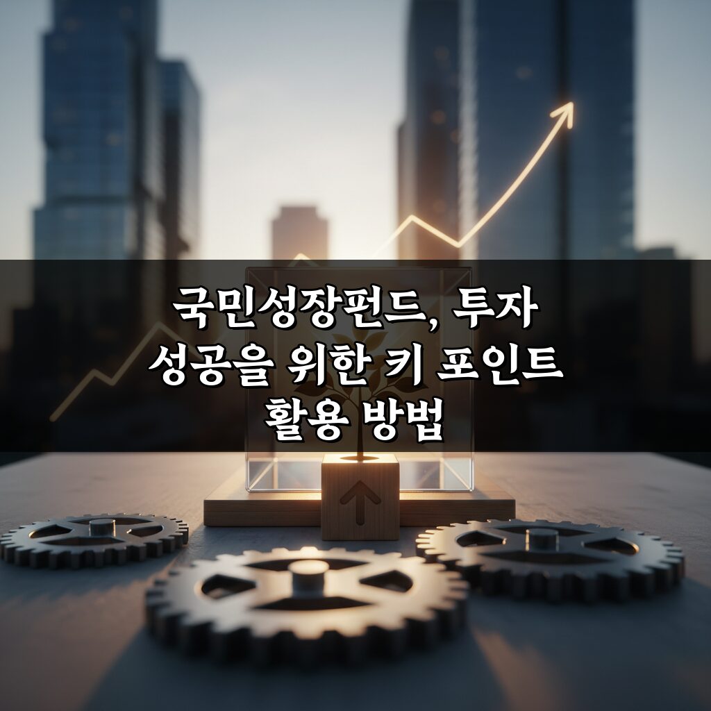 국민성장펀드 투자 성공 키 포인트 총정리