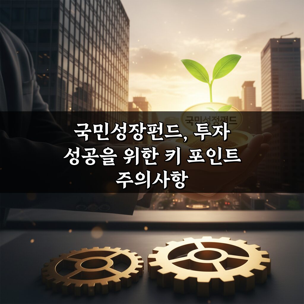 국민성장펀드 투자 성공 키 포인트 총정리