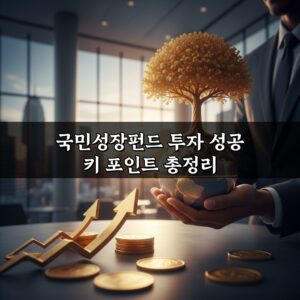 국민성장펀드 투자 성공 키 포인트 총정리